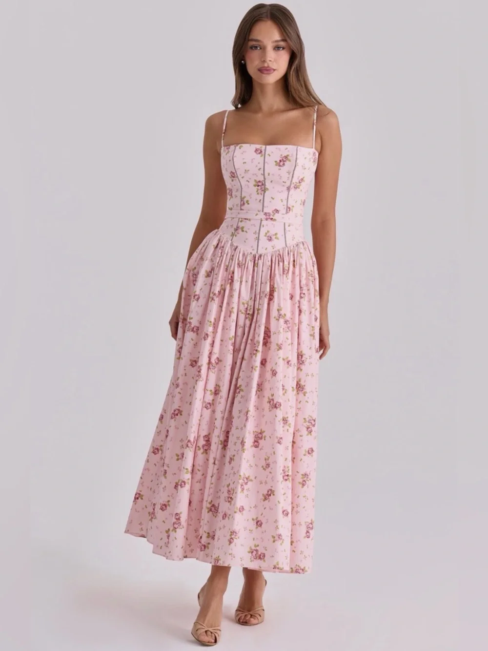 BNWT House of CB Ysabella Floral Maxi Sundress - Picture 4 of 14
